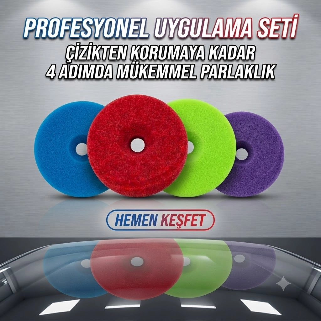 Liquid Elements Centriforce 125mm Polisaj Süngeri Kampanya Paketi PROFESYONEL UYGULAMALARDA KUSURSUZ GEÇİŞ