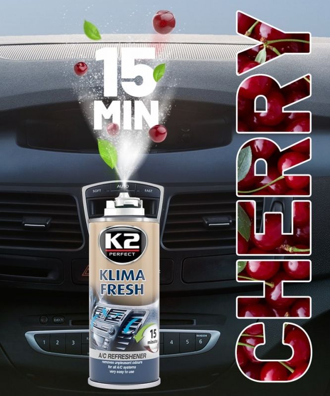 K2 KLIMA FRESH CHERRY Klima Koku Giderici 150 ML