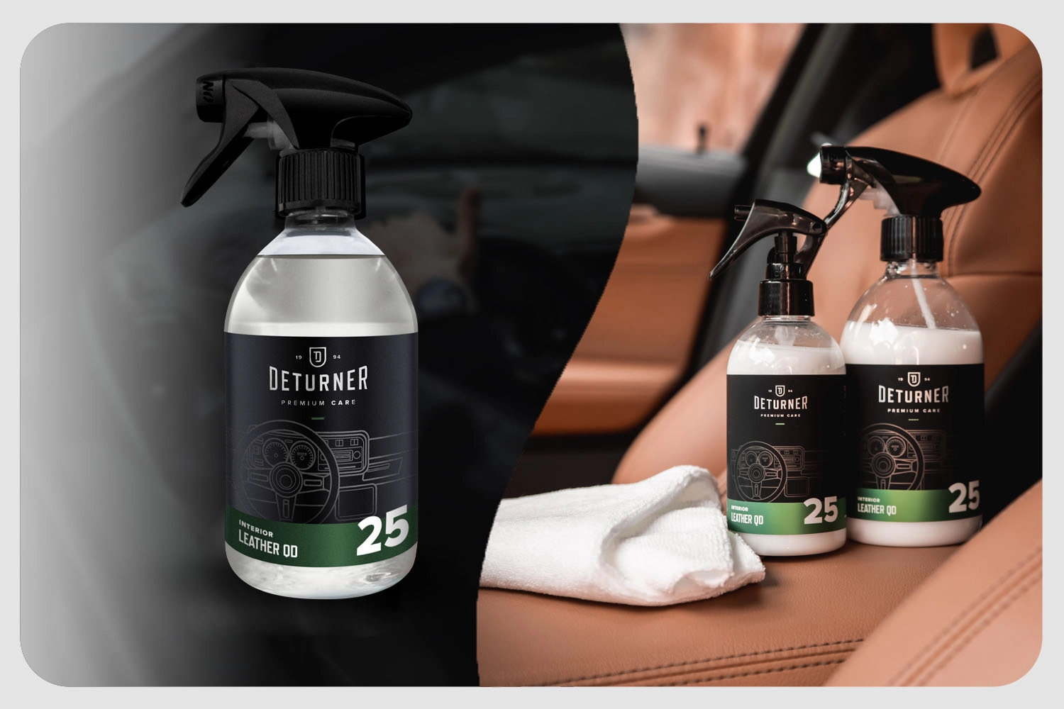 Deturner Leather QD 500ml hızlı deri temizleyici ve koruyucu Quick Detailer