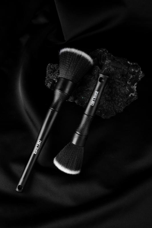 Cartainer 2’li Siyah Premium ultra yumuşak detay fırça seti