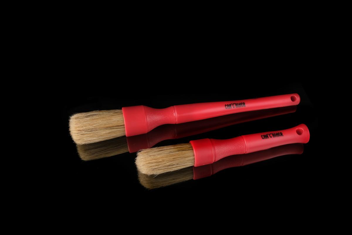 Cartainer 2’li premium kırmızı detay fırça seti 
