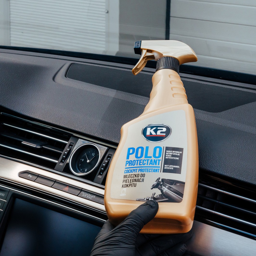 K2 Polo Protectant 750ml iç plastik vinil kauçuk koruyucu  mat görünüm