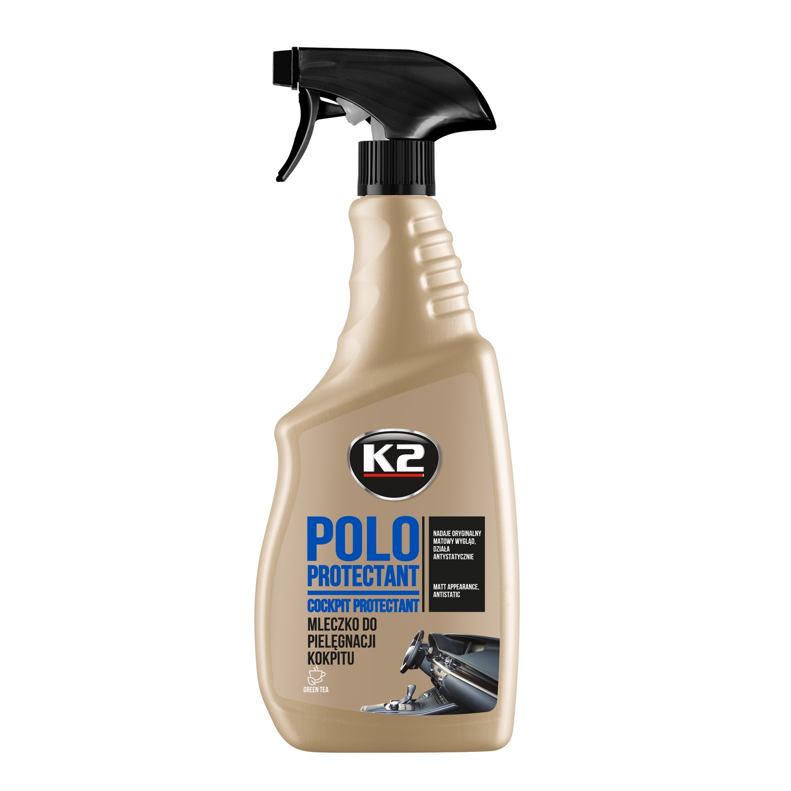 K2 Polo Protectant 750ml iç plastik vinil kauçuk koruyucu  mat görünüm