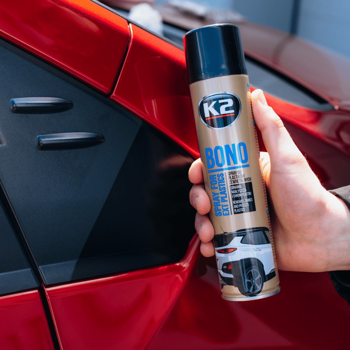 k2 BONO Aerosol dış plastik aksam koruyucu ve yenileyici 300ml