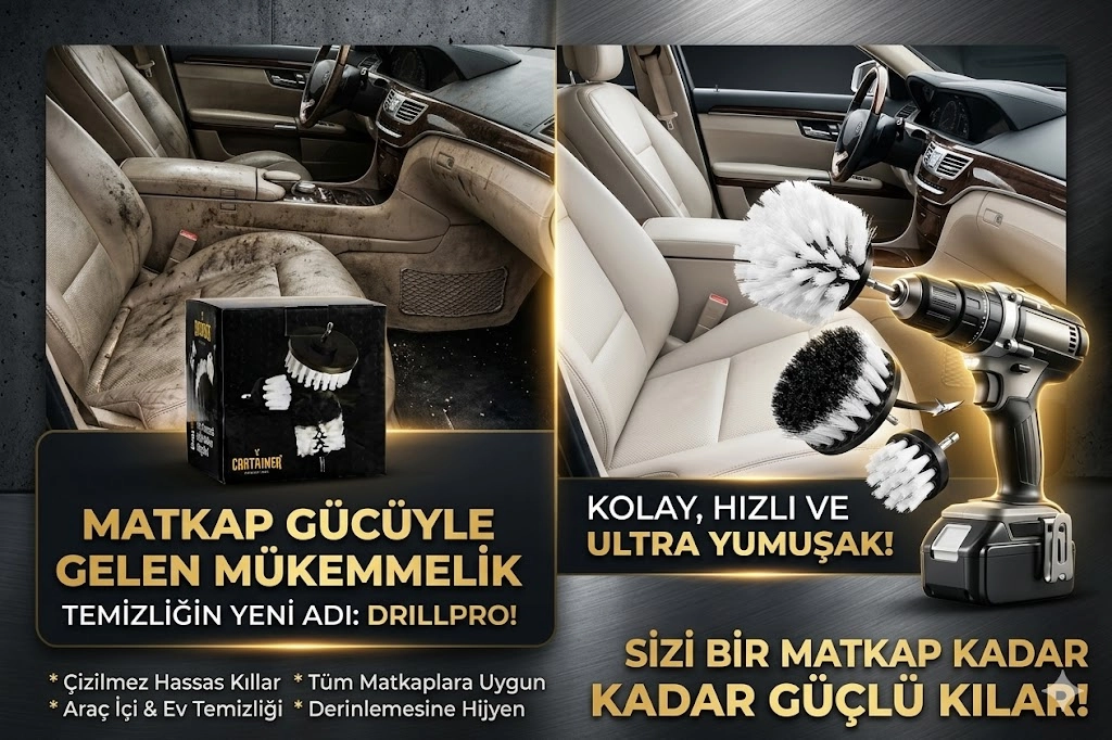 CARTAINER DRILLPRO ULTRA YUMUŞAK ÜÇLÜ MATKAP FIRÇA SETİ