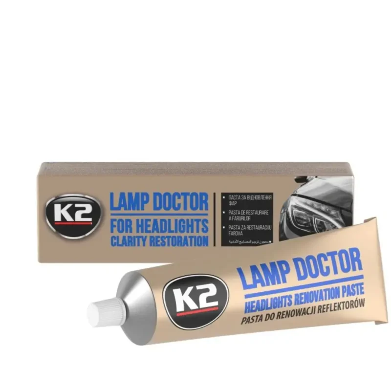 K2 Lamp Doctor Profesyonel Çizik Giderici ve Sararmış Far Parlatıcı Macun (60 g)