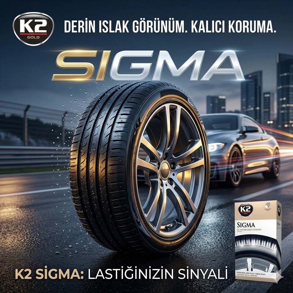 K2 SIGMA LASTİK KORUYUCU PARLATICI JEL