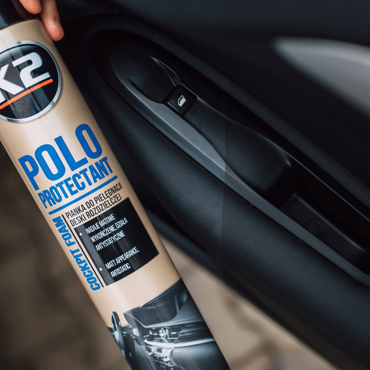 K2 POLO PROTECTANT FOAM Vinil Plastik temizleyici koruyucu köpük aerosol 750ML