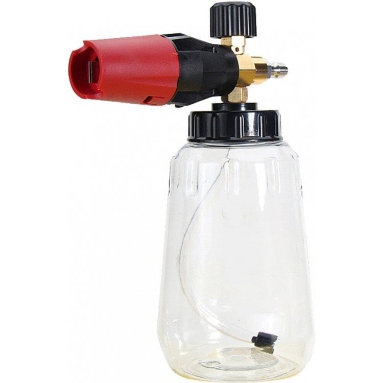 Profesyonel Oto Yıkama Köpük Aparatı - 1 Litre Şeffaf Şişeli Foam Lance