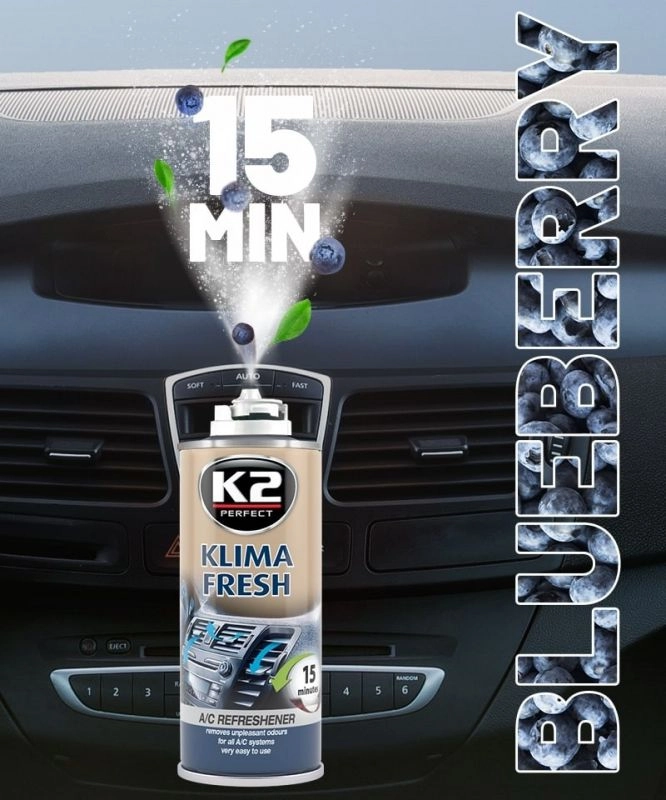 K2 Klima Fresh 150 ML – Profesyonel Klima Temizleyici ve Koku Giderici