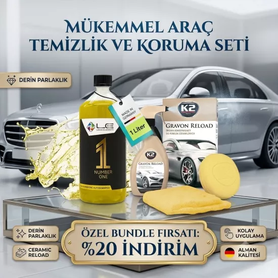 KOMBİN KAMPANYA:Alman Teknolojisi Şampuan ve Seramik Koruma Bir Arada!