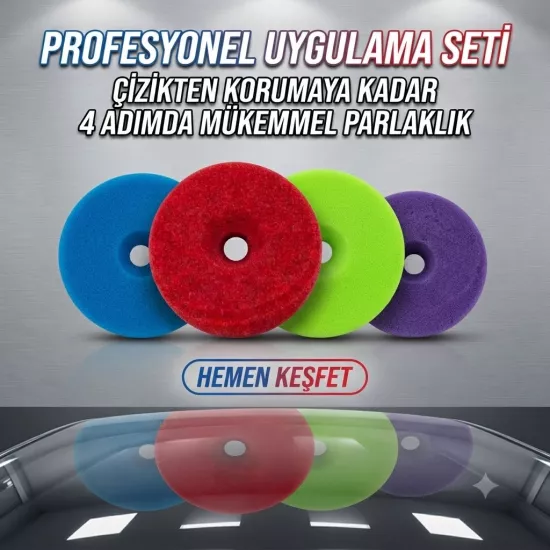 Liquid Elements Centriforce 125mm Polisaj Süngeri Kampanya Paketi PROFESYONEL UYGULAMALARDA KUSURSUZ GEÇİŞ