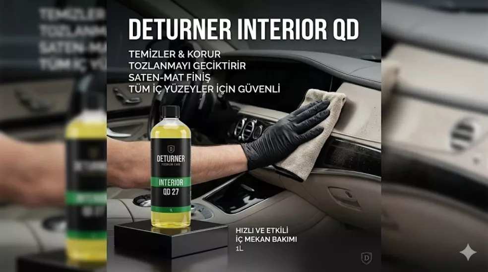 Deturner Interior QD 1L hızlı iç mekan temizleyici ve koruyucu