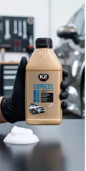 K2 Express Konsantre Yüksek Köpüklü Cilalı Oto Şampuanı 500 ml
