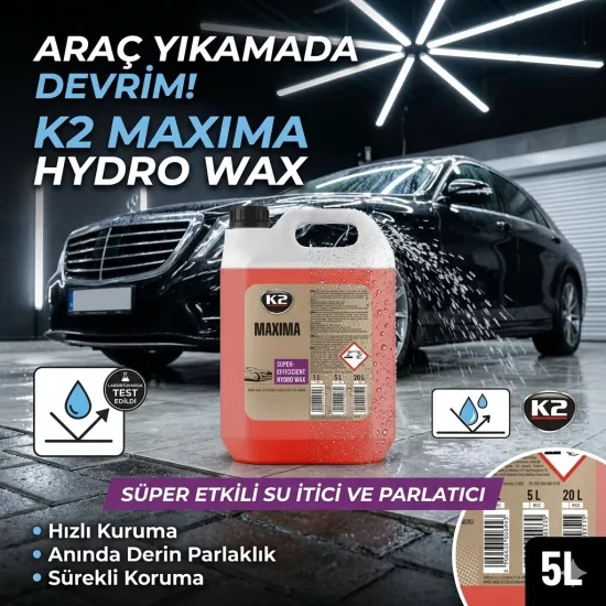 K2 Maxima Wet Coat Hızlı Cila ( Islak -Kuru ) 5 Litre