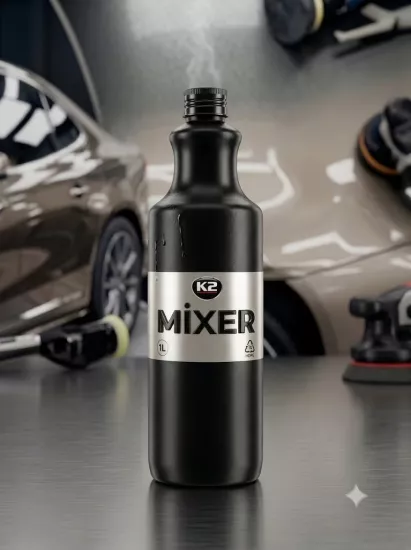 K2 Pro MIXER 1L HDPE Kimyasala Dayanıklı Profesyonel Yedek Şişe