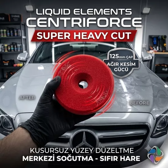 Liquid Elements Centriforce Heavy Cut Ağır Kesim Pasta Süngeri 125mm